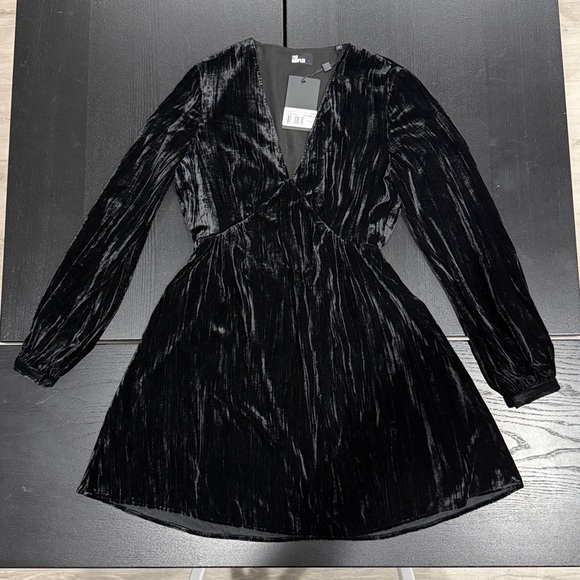 knee length dresses for ladies Cider Tasting Velvet Mini Dress